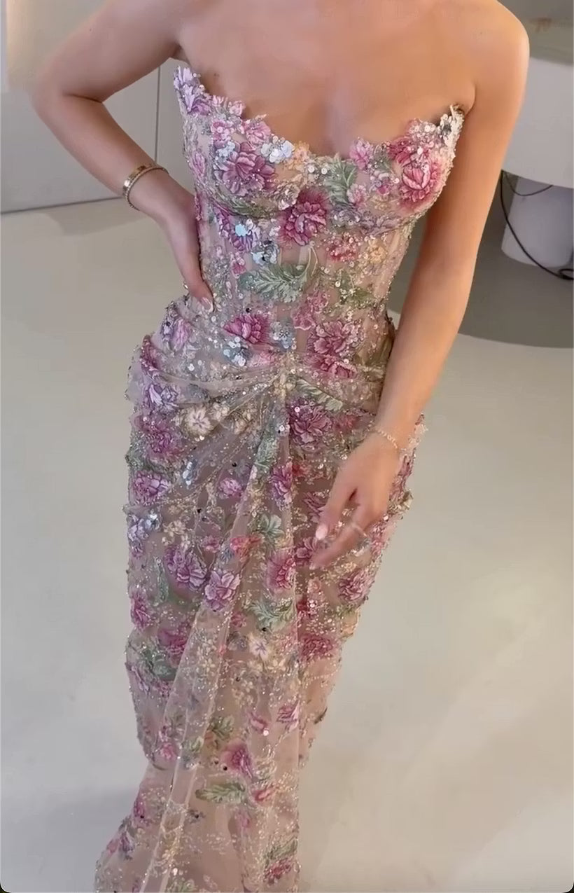 Vestido Jardín de Hilos Preciosos