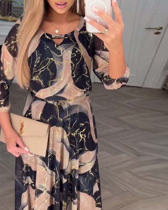 Maxi Vestido Estampado Yerem