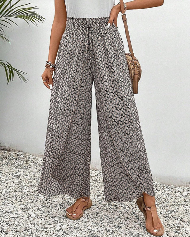 Zara | Pantalones Impresos con Volantes
