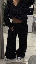 Conjunto Jogger Glam con Brillantes