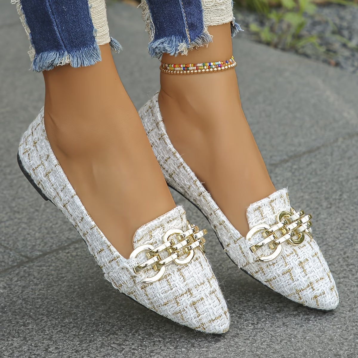 Mocasines París Gold