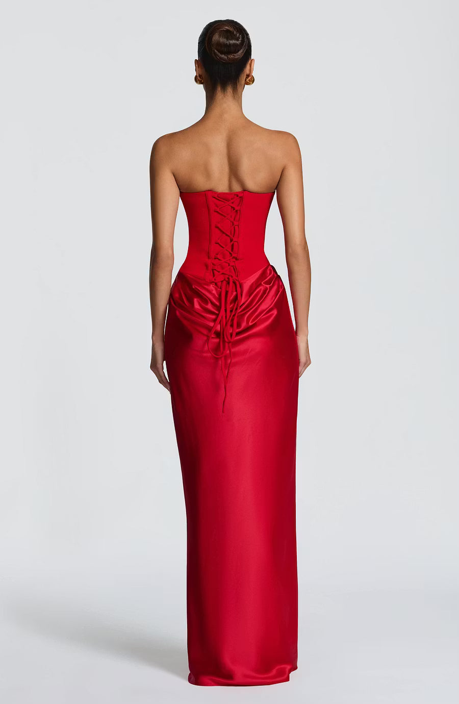 Vestido Gala Silueta Escarlata