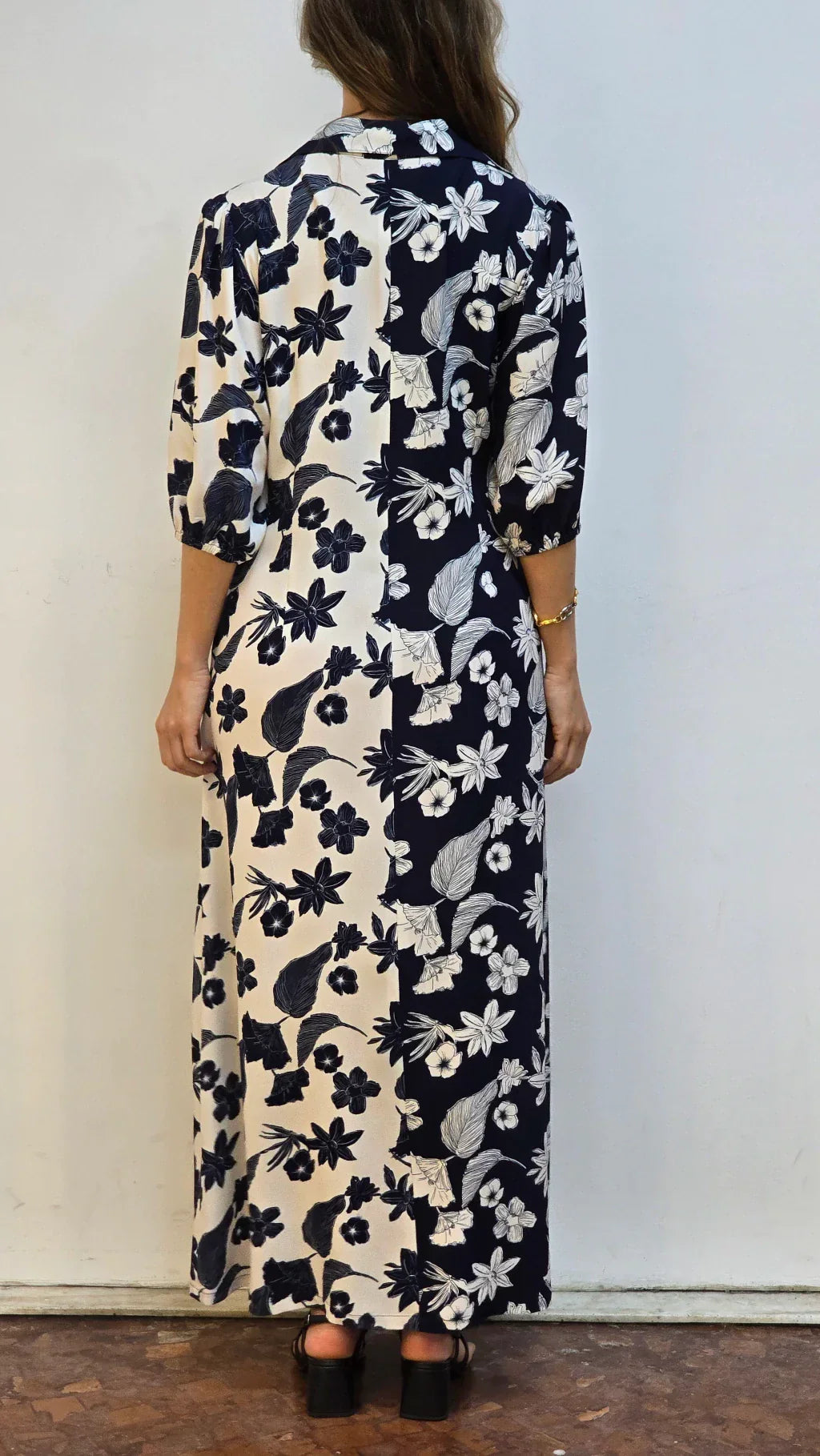 Vestido Camisero Dúo Botánico