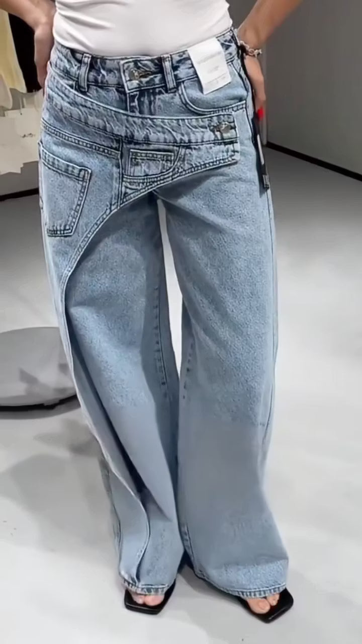 Jeans Deconstruidos High-Waist