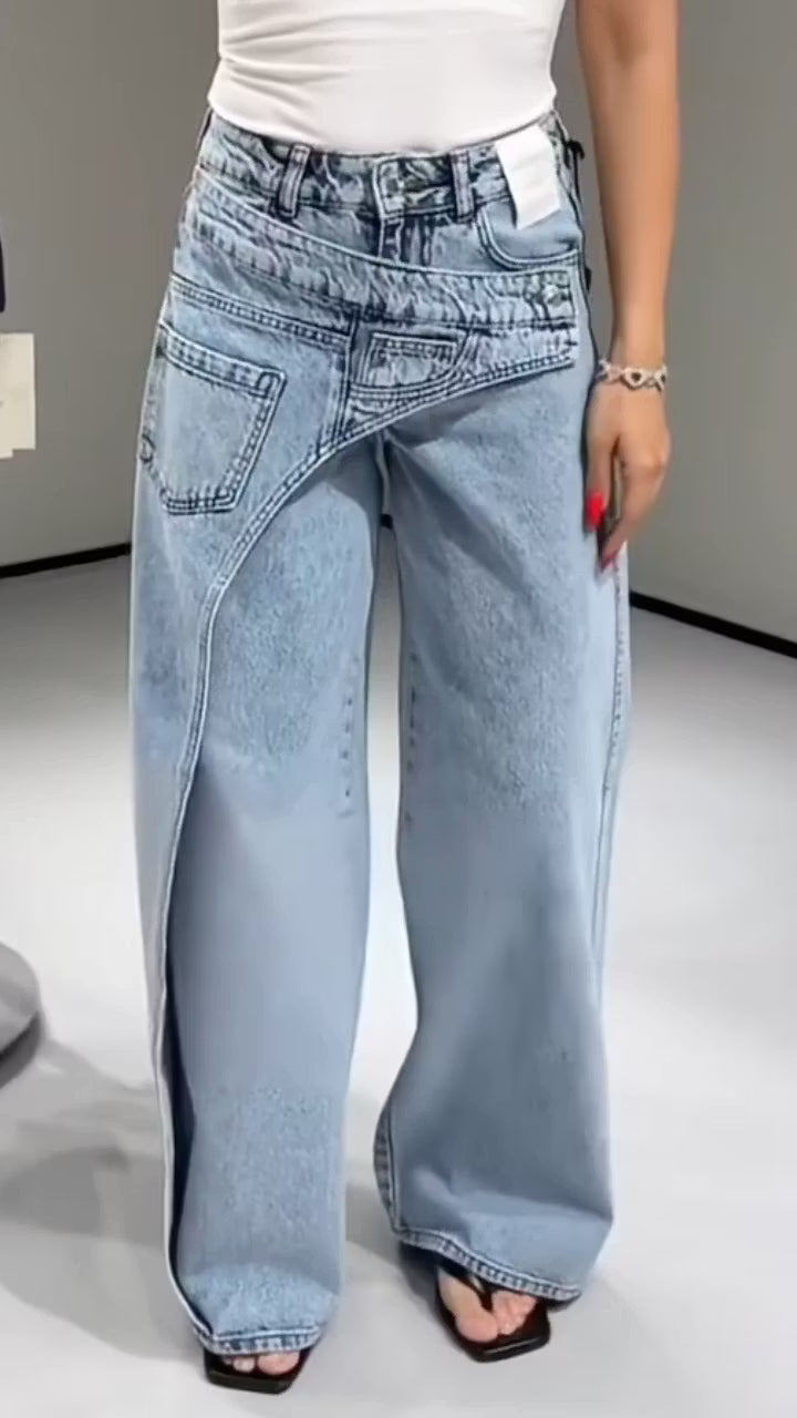 Jeans Deconstruidos High-Waist