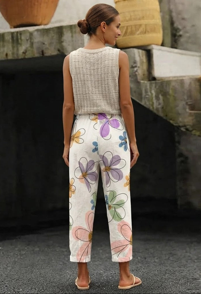 pantalón Estampado Évora Bloom