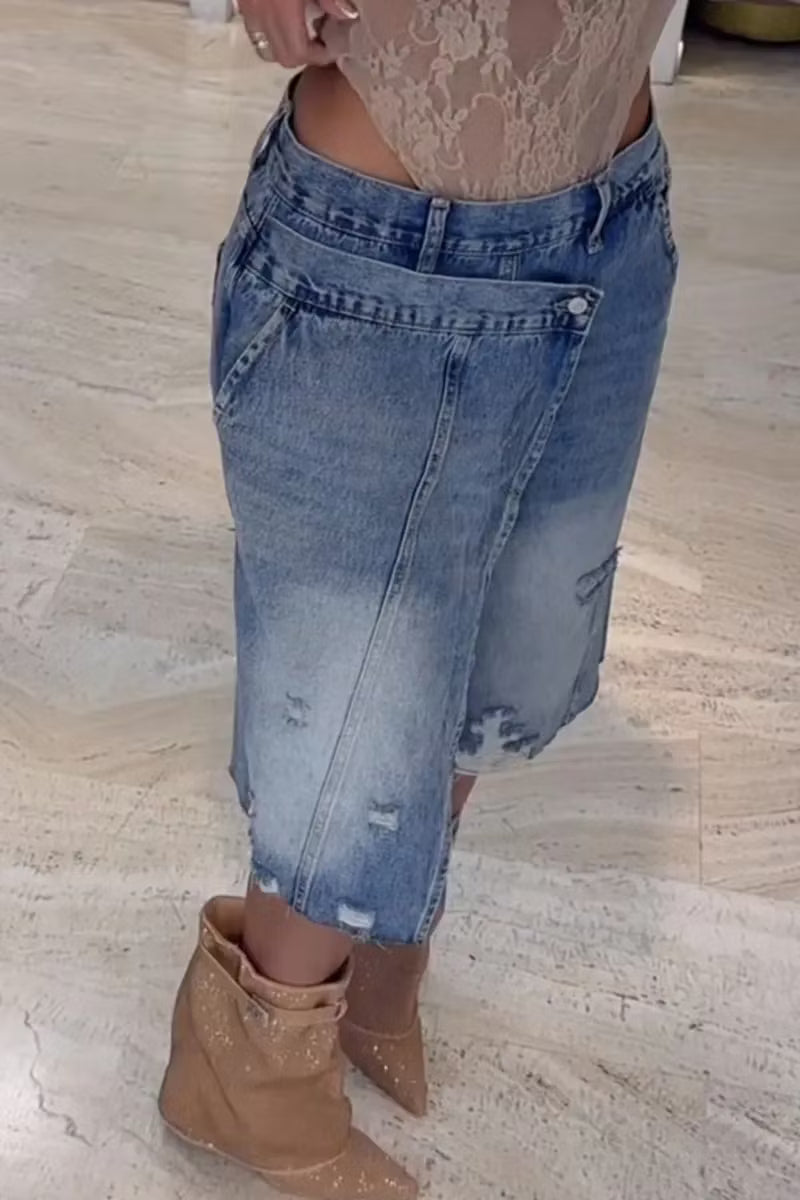 Greisy /Pantalón Skort Asimétrico
