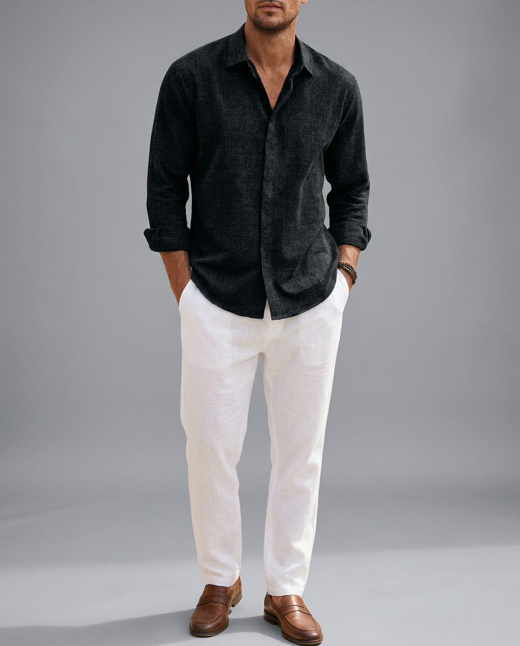 Camisa casual Giovanni Negro