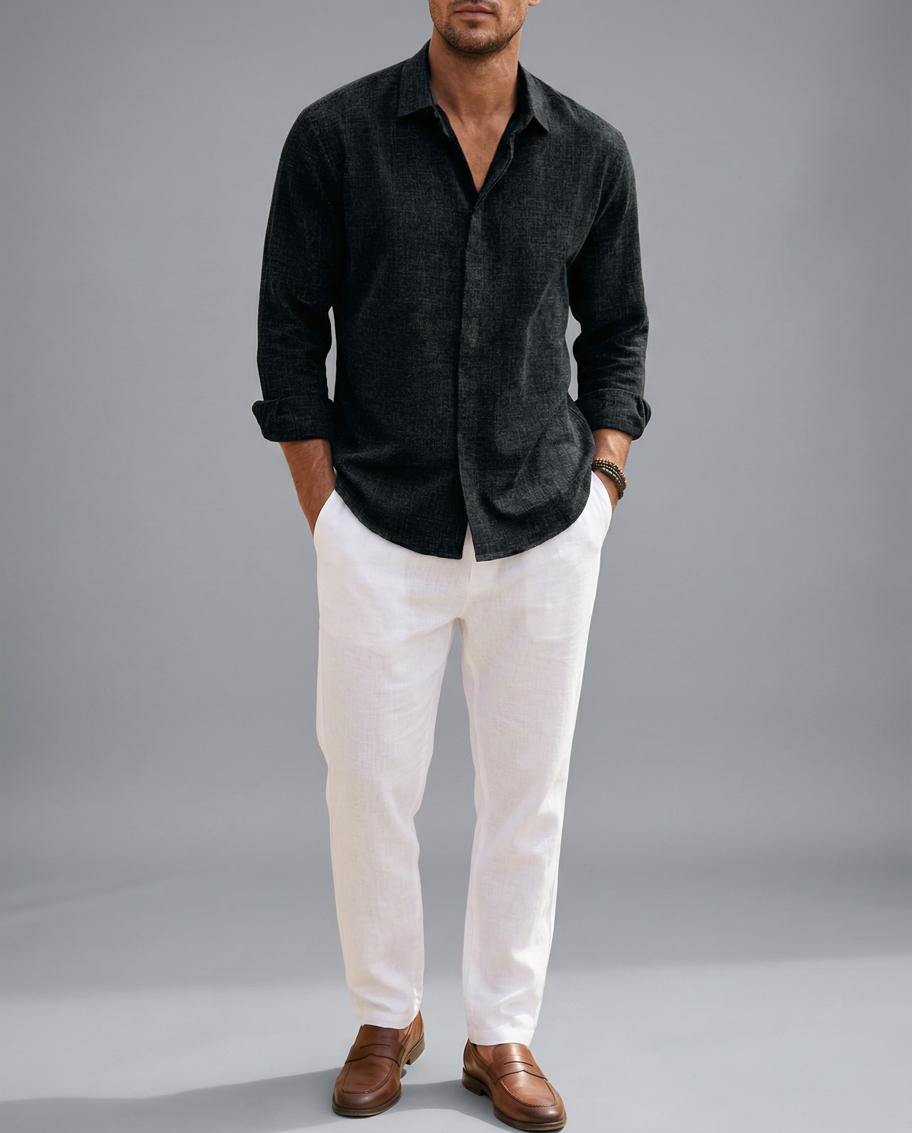 Camisa casual Giovanni Negro