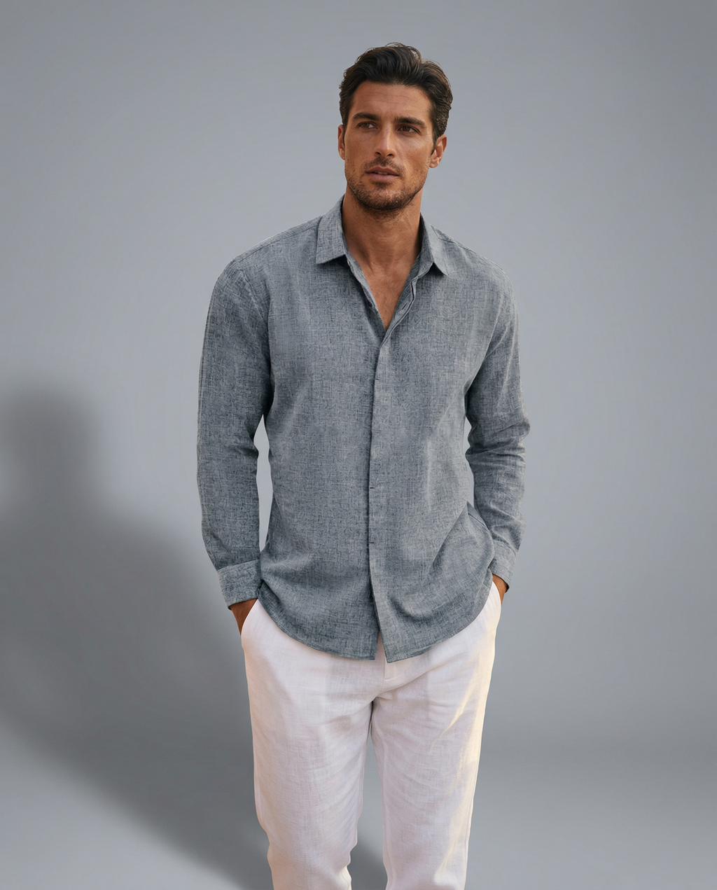 Camisa casual Giovanni Negro