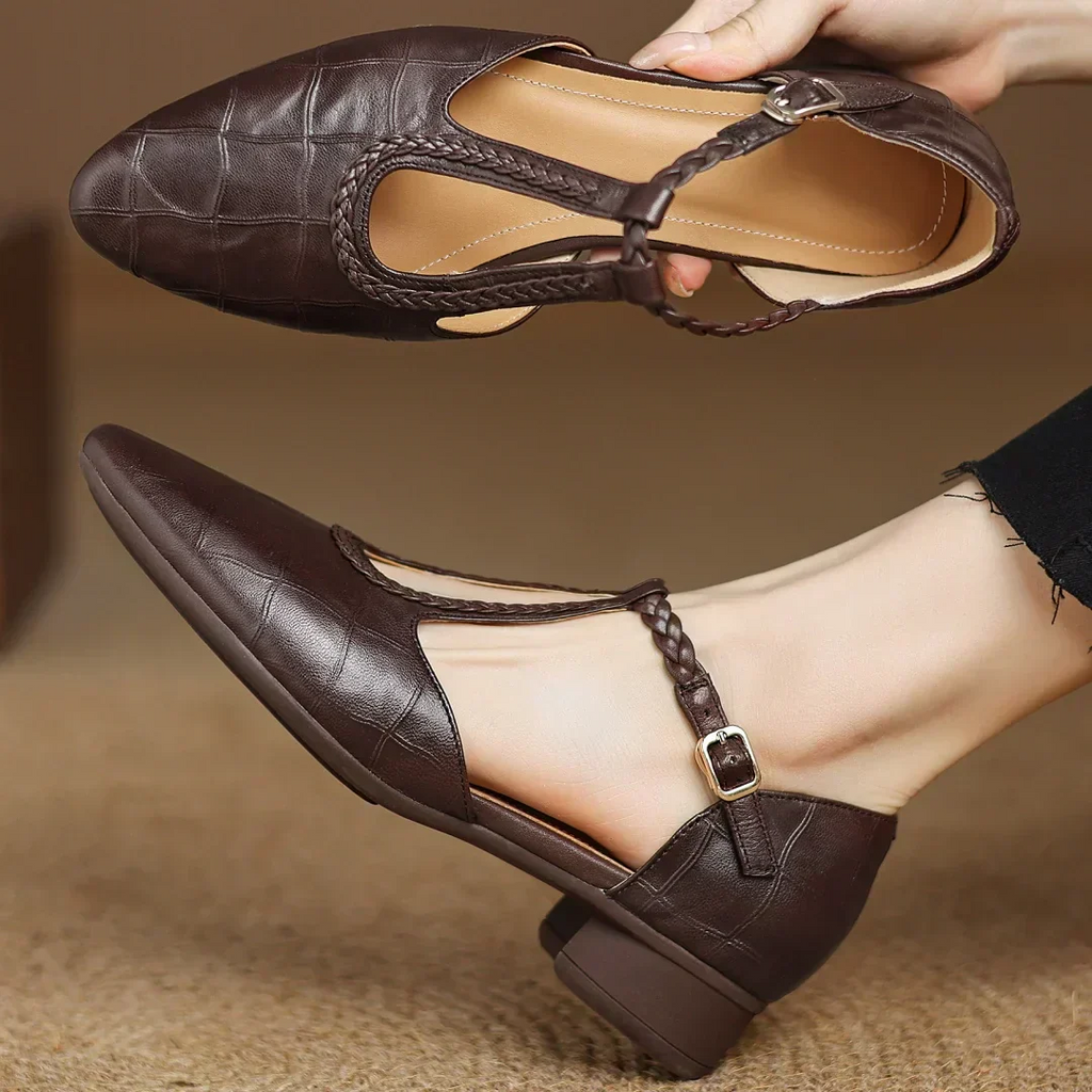 ARABELA | Sandalias trenzadas de tacón