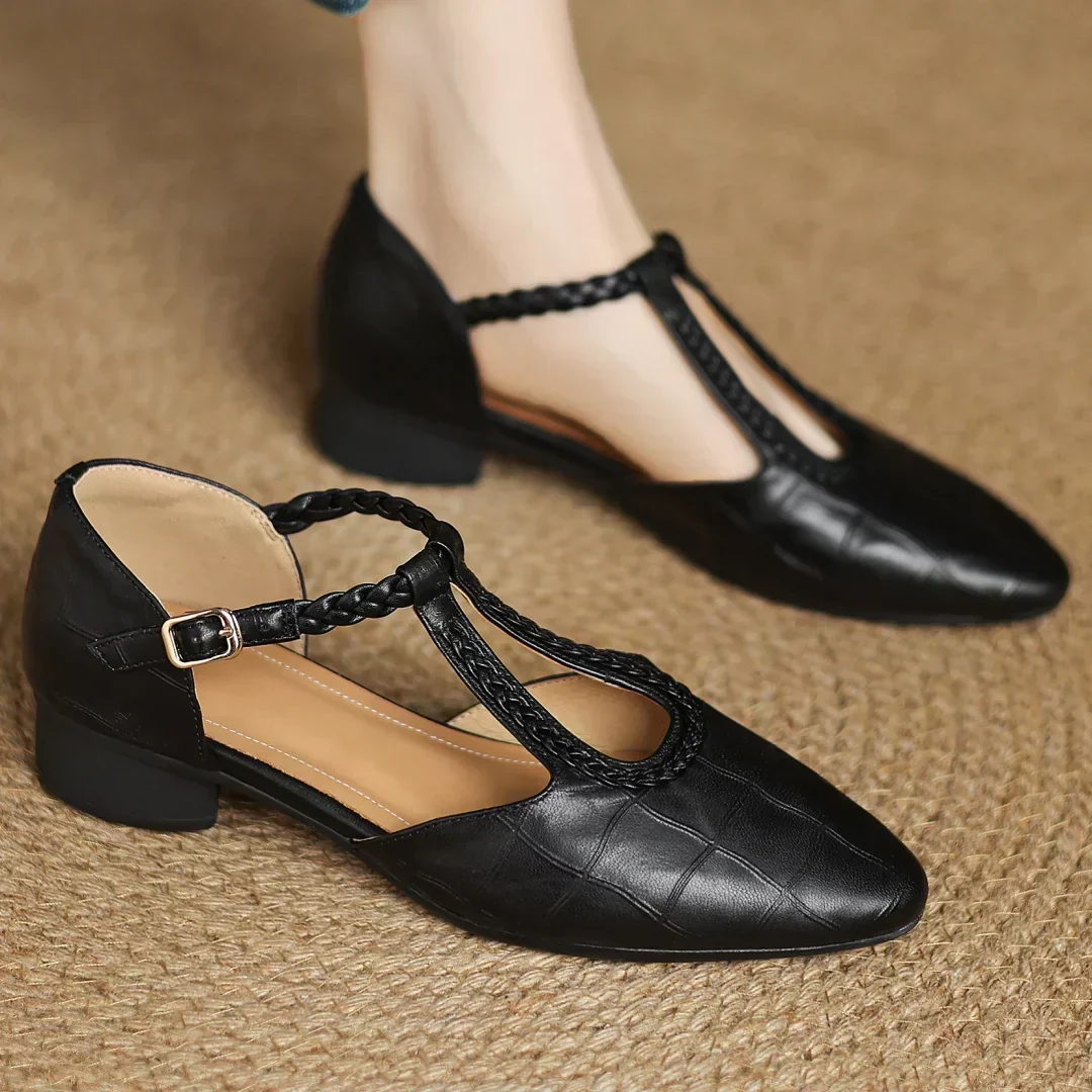 ARABELA | Sandalias trenzadas de tacón