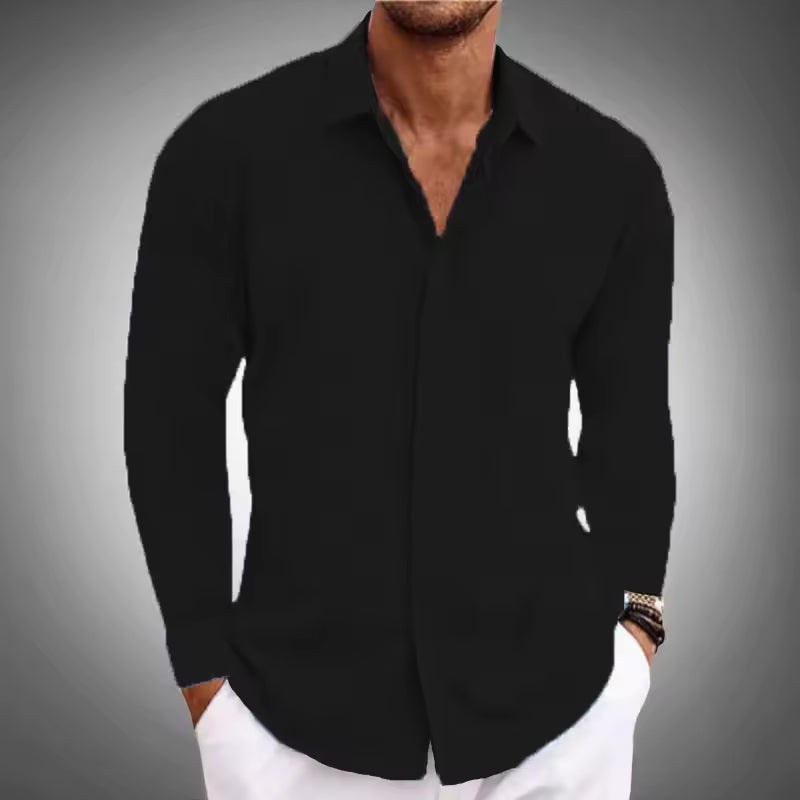 Roberto | Camisa Manga Larga Elegante y Casual