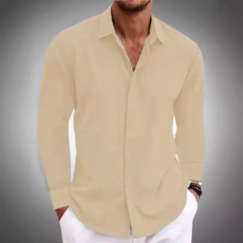 Roberto | Camisa Manga Larga Elegante y Casual