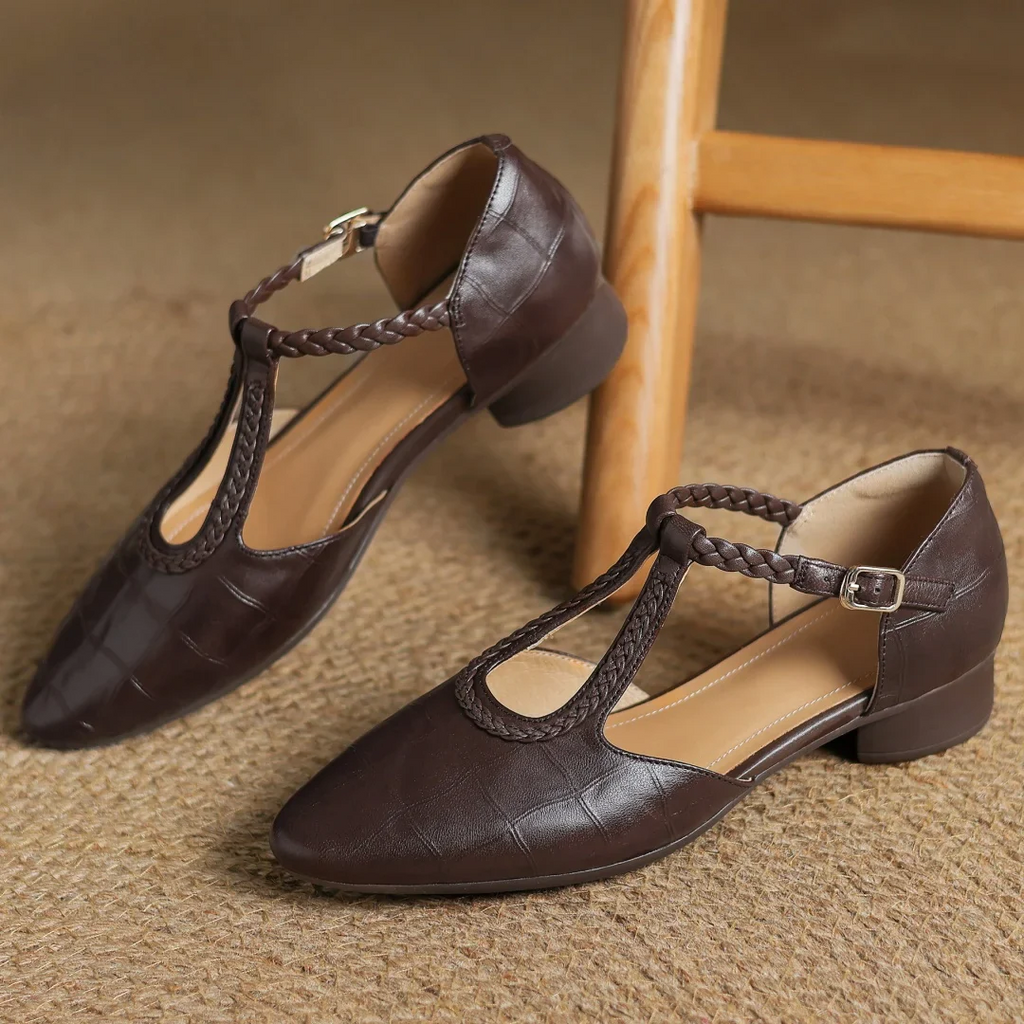 ARABELA | Sandalias trenzadas de tacón