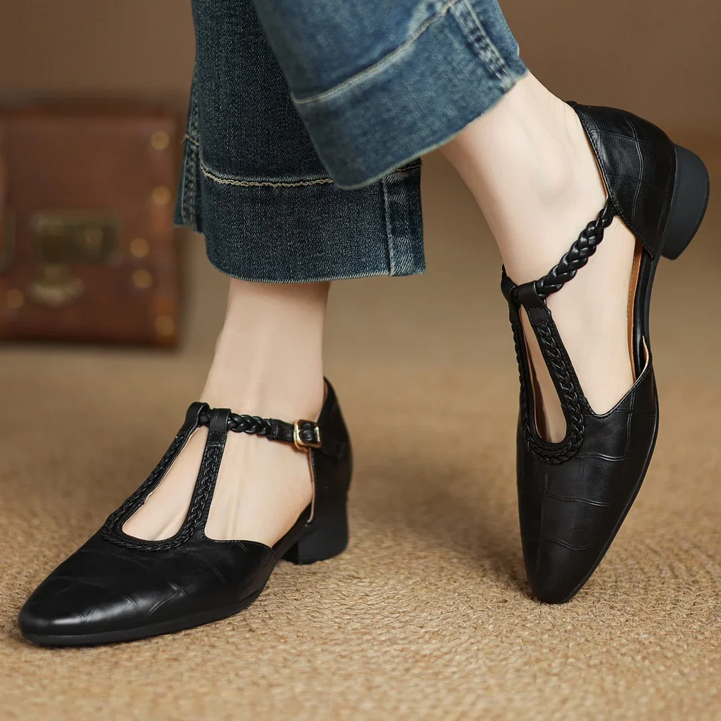 ARABELA | Sandalias trenzadas de tacón