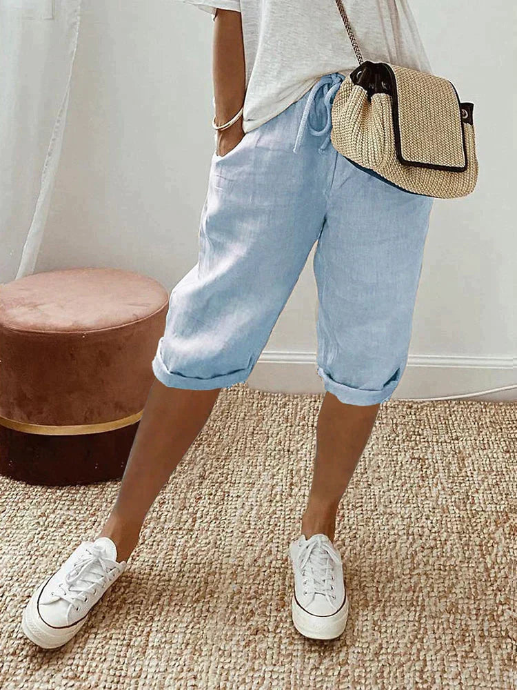 Jemma | Pantalones Cortos Versátiles a la Altura de la Rodilla