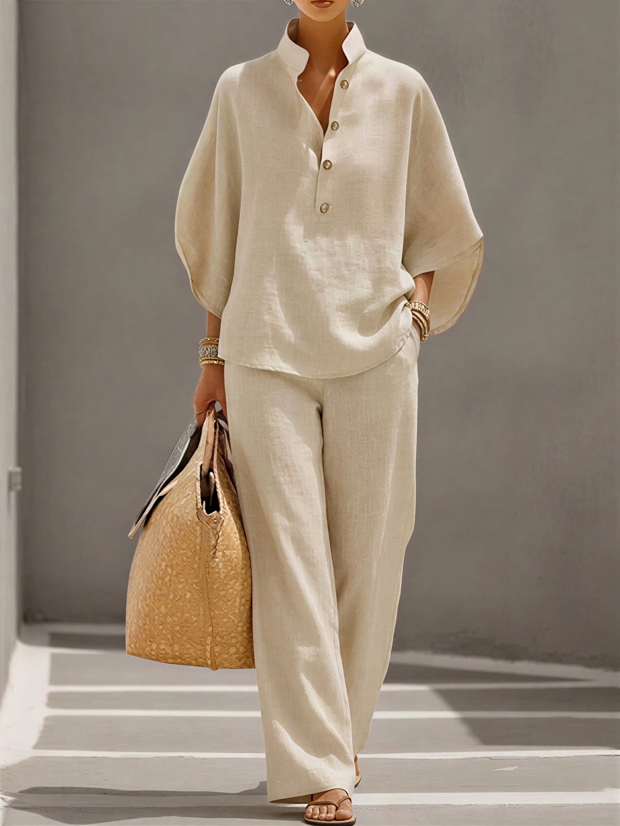 Conjunto Casual Natural Flow