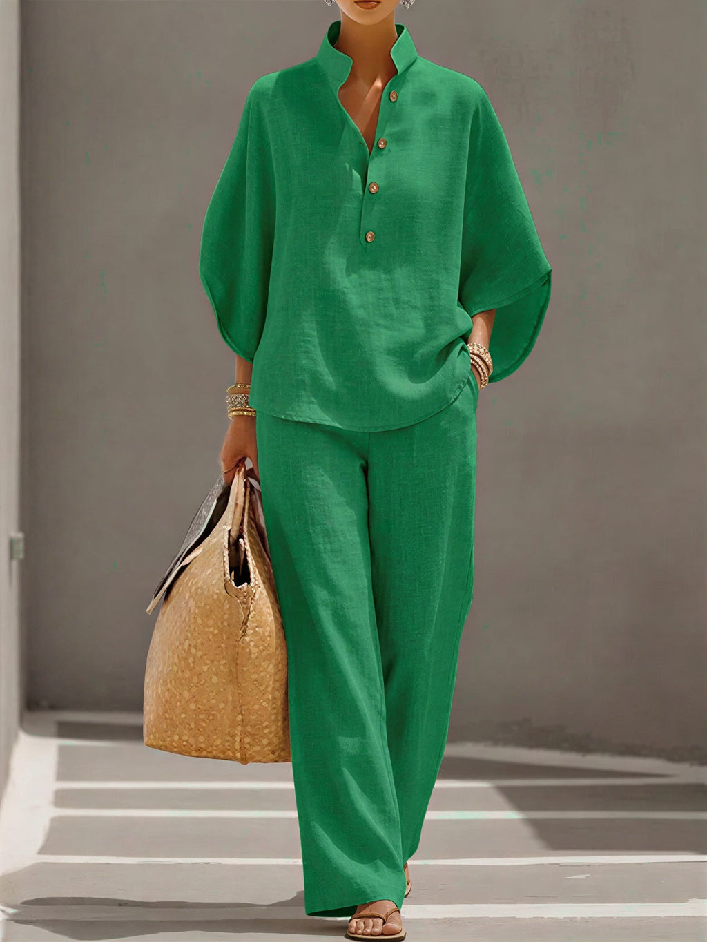 Conjunto Casual Natural Flow