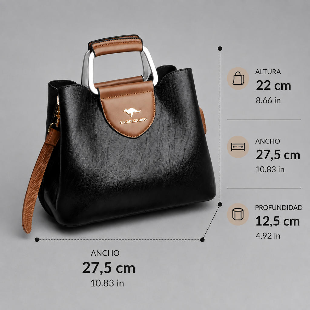 Bolso Siena de cuero atemporal