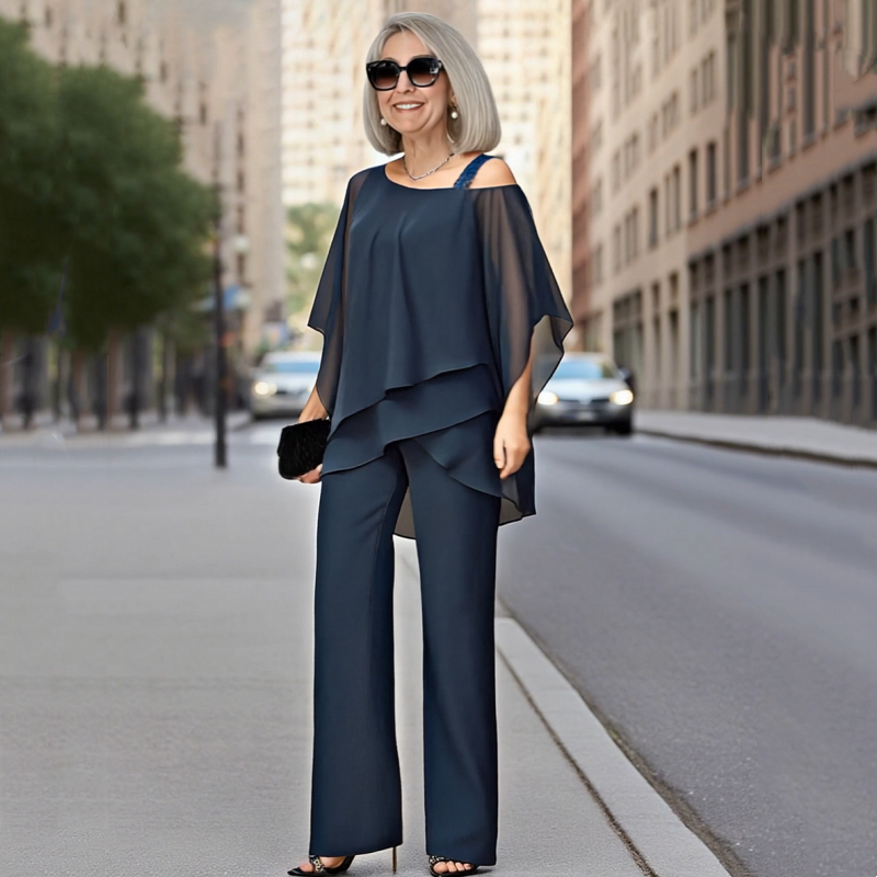 Rayen/Elegante conjunto Chiffon