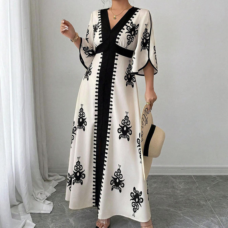 Vestido Contraste Imperia