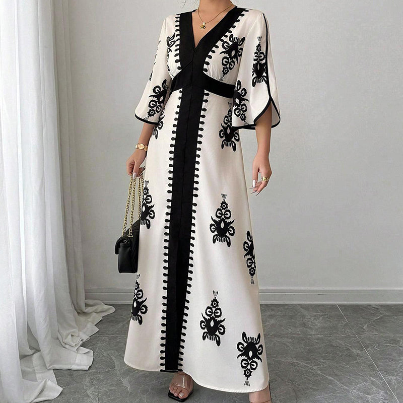 Vestido Contraste Imperia