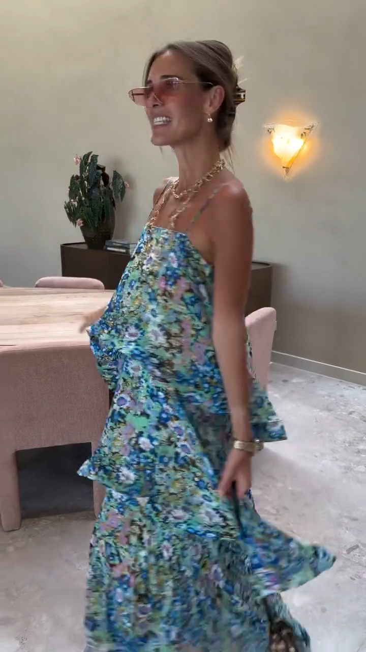 Vestido Fiorella layers