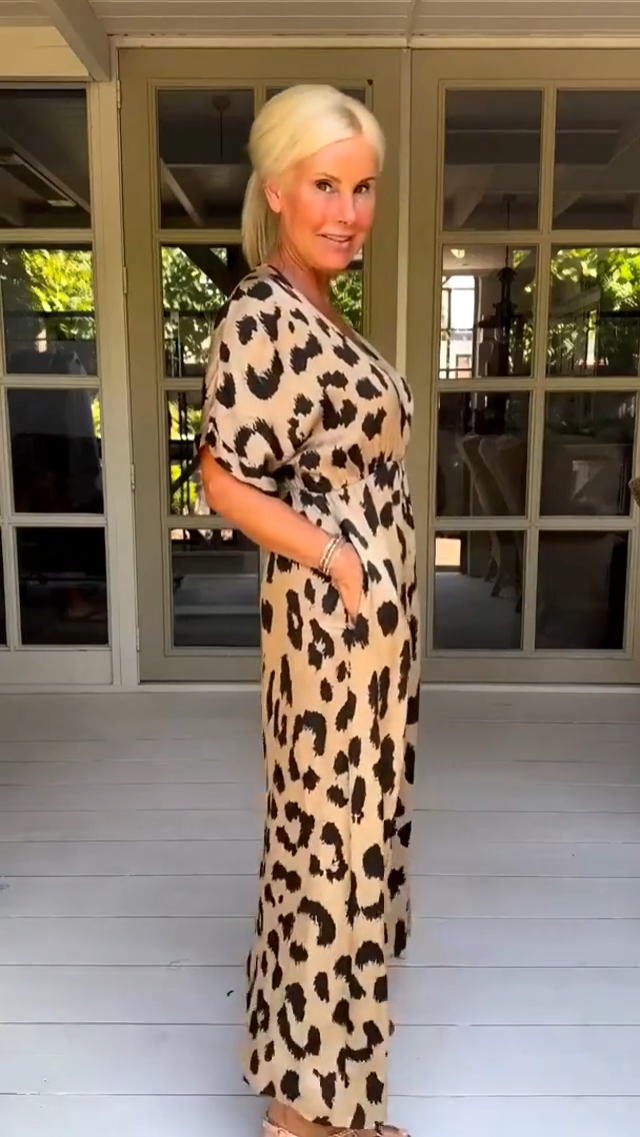 Kenia /Maxi Vestido Leopardo