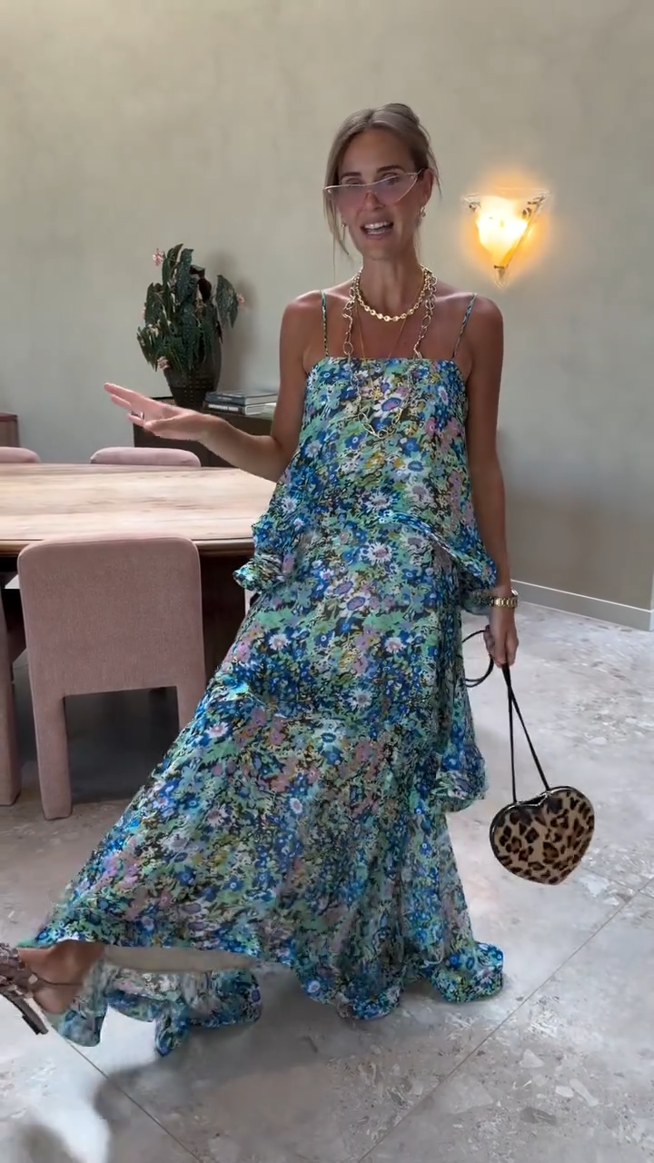 Vestido Fiorella layers