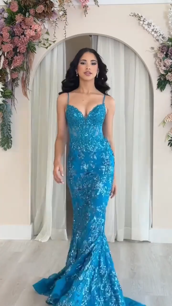 Vestido Glam Zafiro Real
