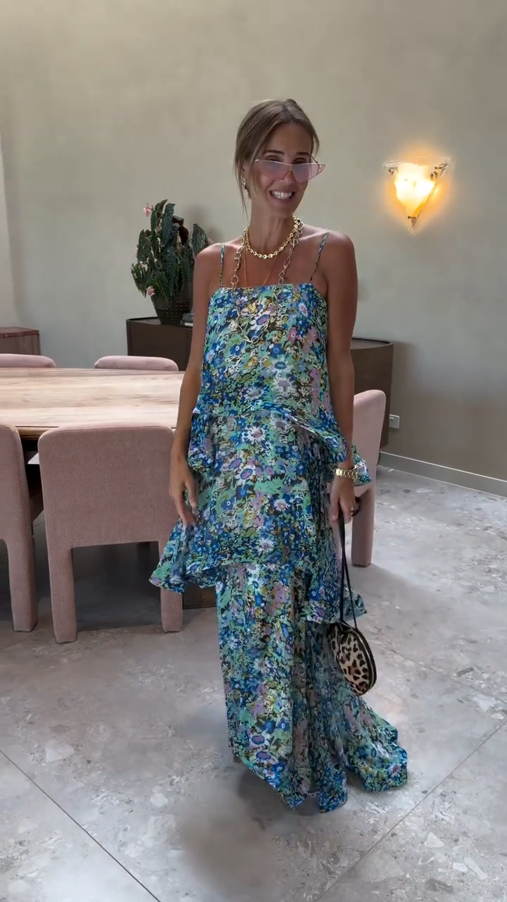 Vestido Fiorella layers