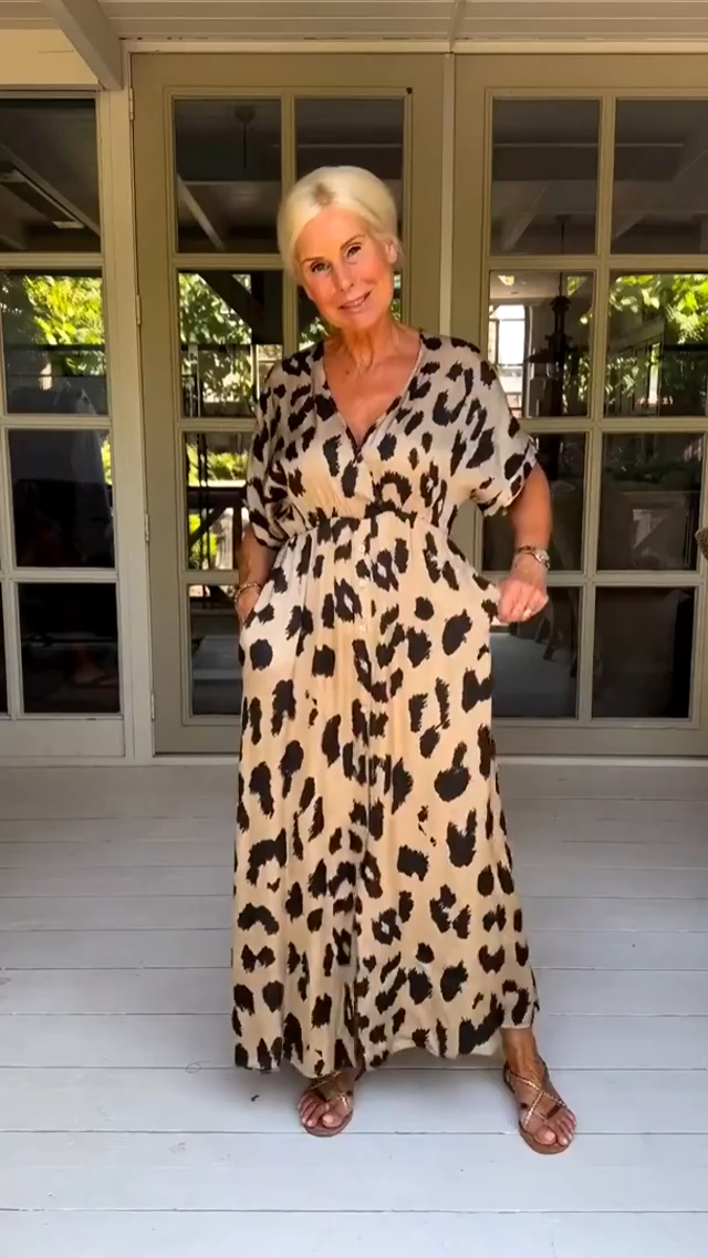 Kenia /Maxi Vestido Leopardo