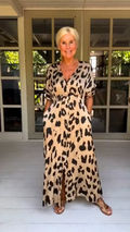 Kenia /Maxi Vestido Leopardo