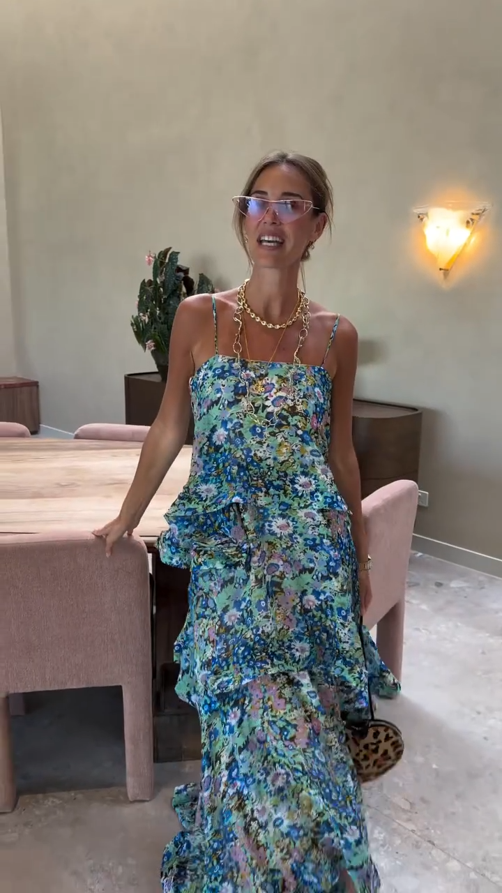 Vestido Fiorella layers