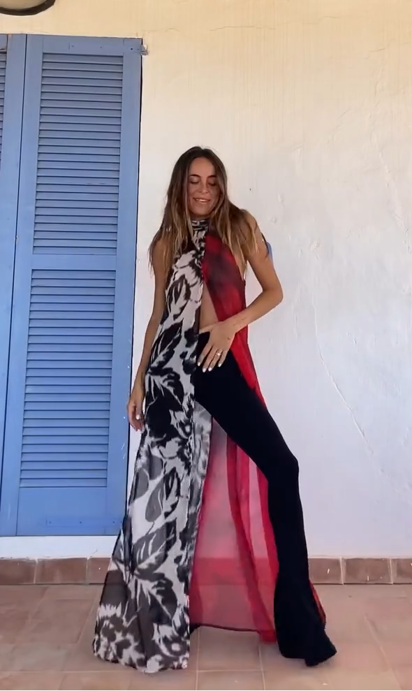 Conjunto Palazzo y Túnica Split