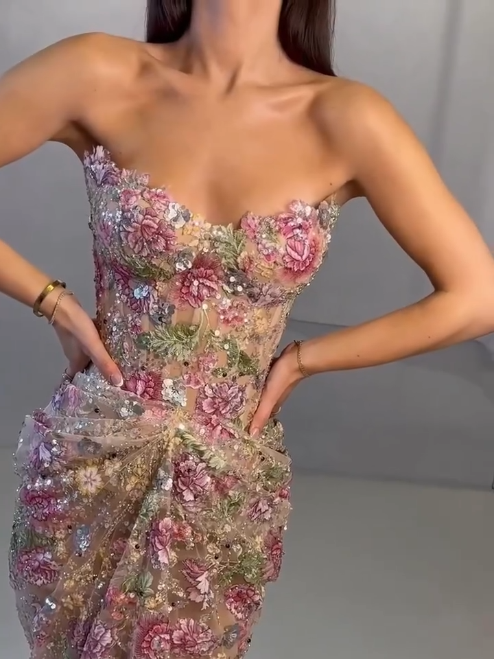 Vestido Jardín de Hilos Preciosos